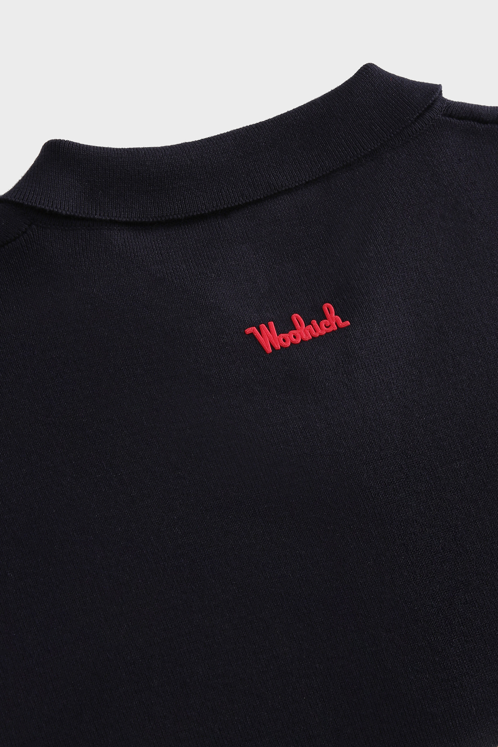 Polo en coton à rayures bleu photo 6 | Woolrich