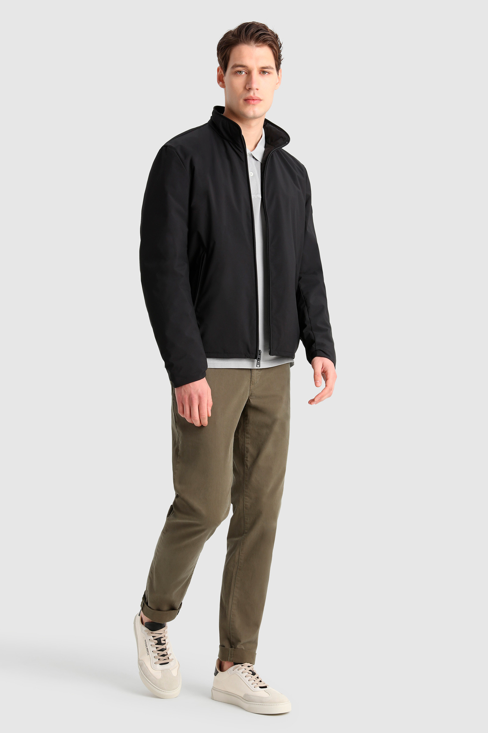 Bomber Sailing doppio strato imbottito Nero photo 2 | Woolrich