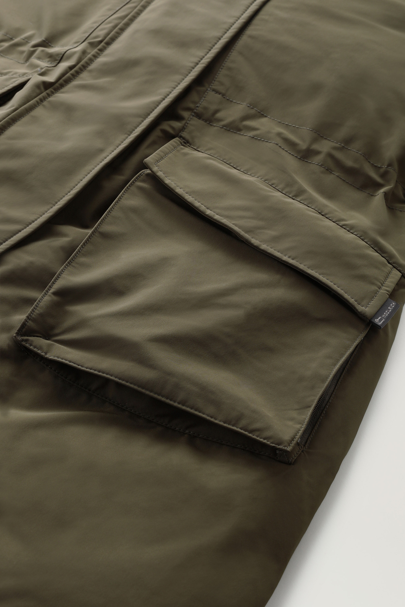 Military Parka in Urban Touch met wasbeerbont groen photo 8 | Woolrich