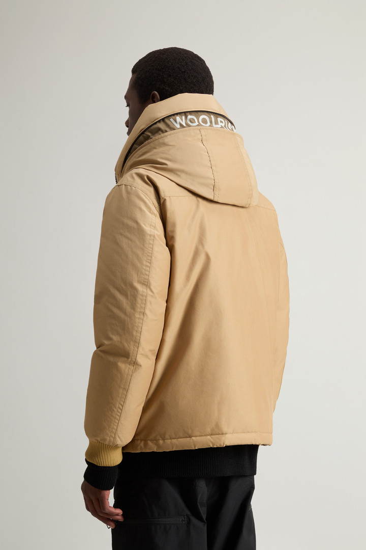 Ramar Cloth Bomber Jacket with Hood Beige photo 4 | Woolrich