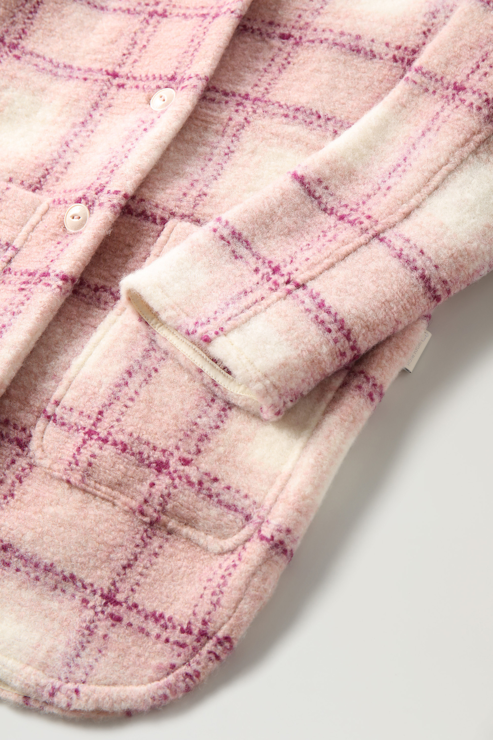 Manteau Gentry en laine mélangée avec motif à carreaux photo 7 | Woolrich