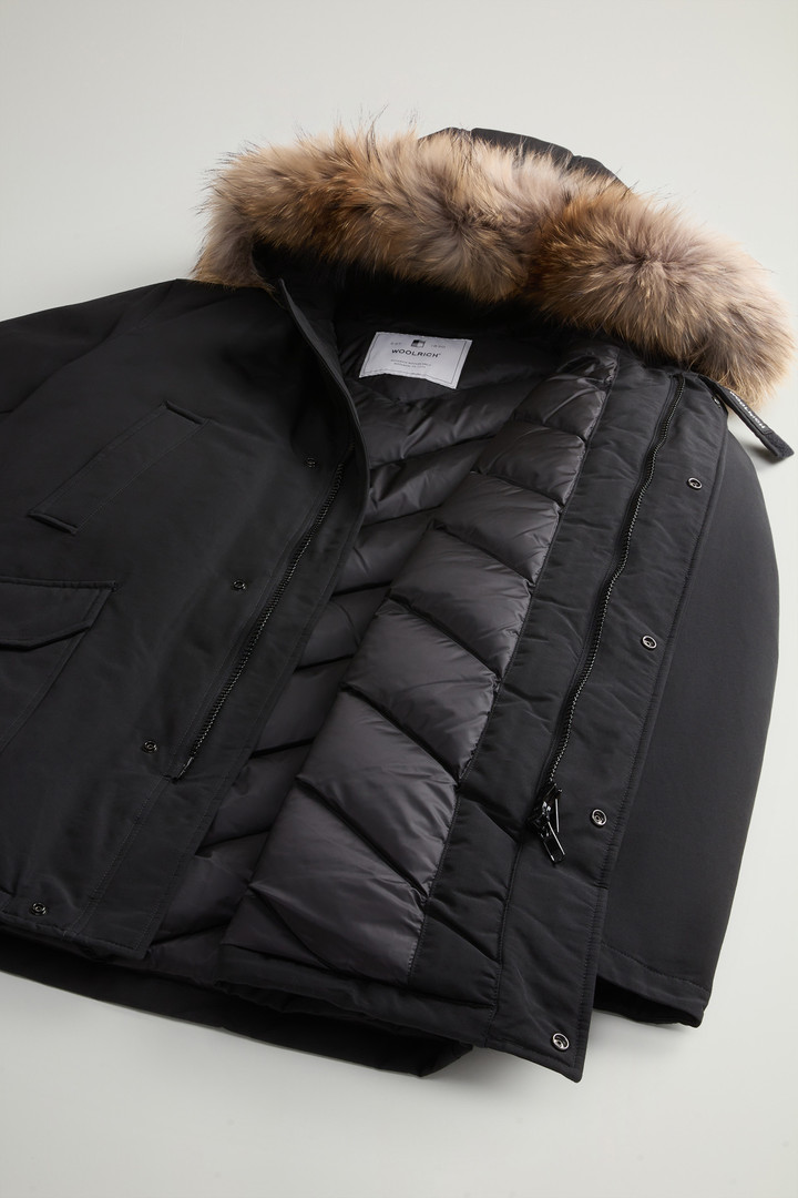 Daytona Parka in Ramar Cloth with Detachable Fur Black photo 10 | Woolrich