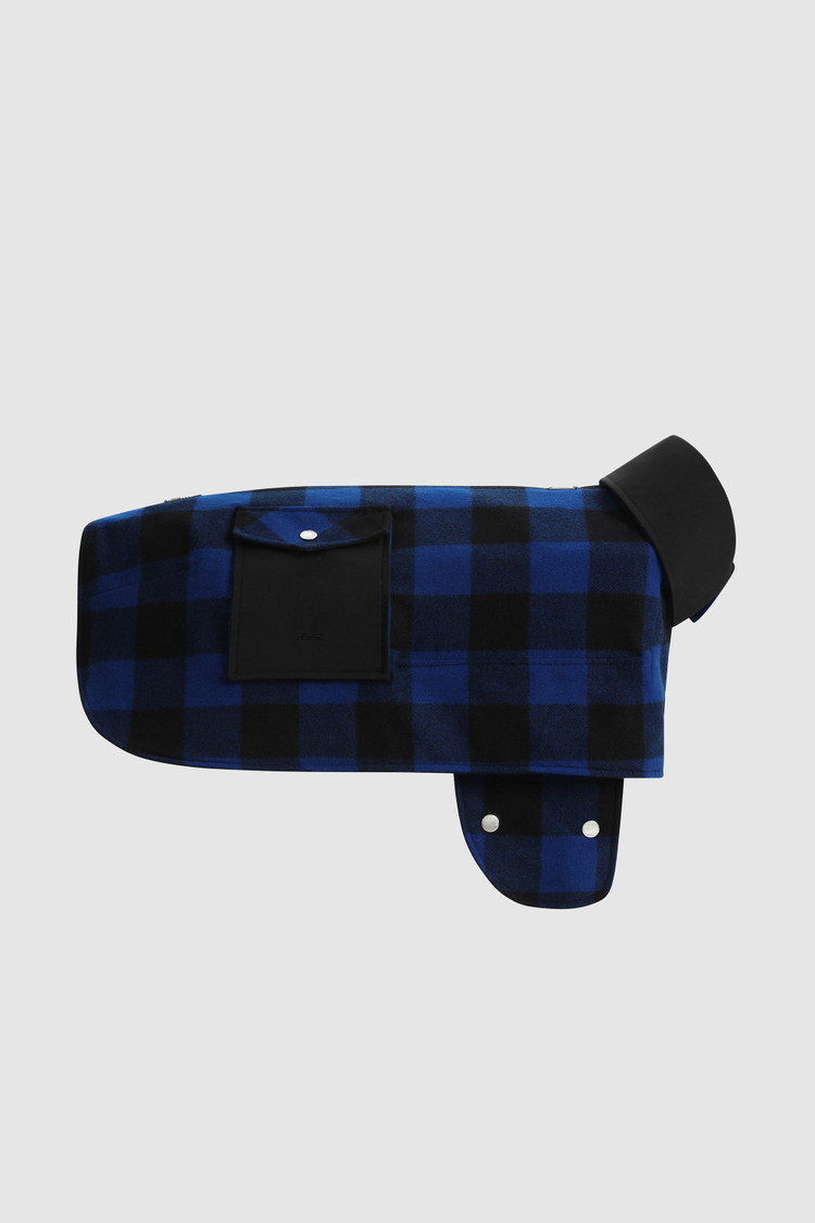 Surchemise à motif Buffalo Check pour grand chien Temellini / Woolrich