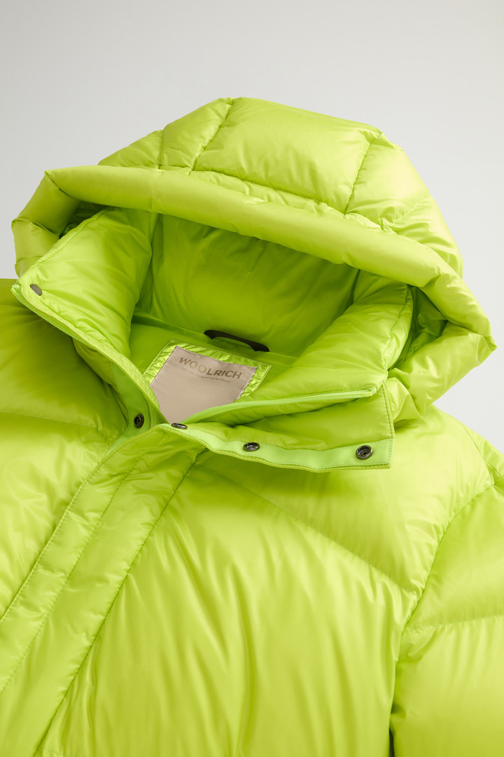 Recycled Pertex Quantum Nylon Down Jacket with Hood Yellow photo 6 | Woolrich