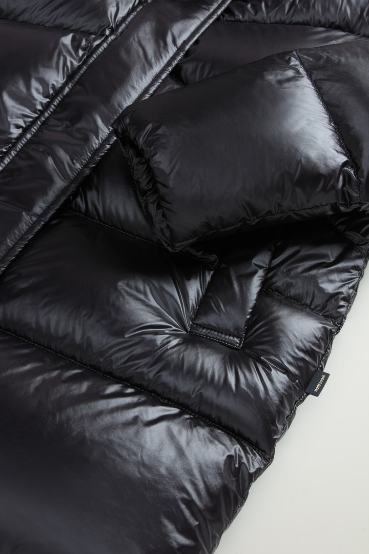 Girls’ Aliquippa Down Jacket in Glossy Nylon Black photo 5 | Woolrich