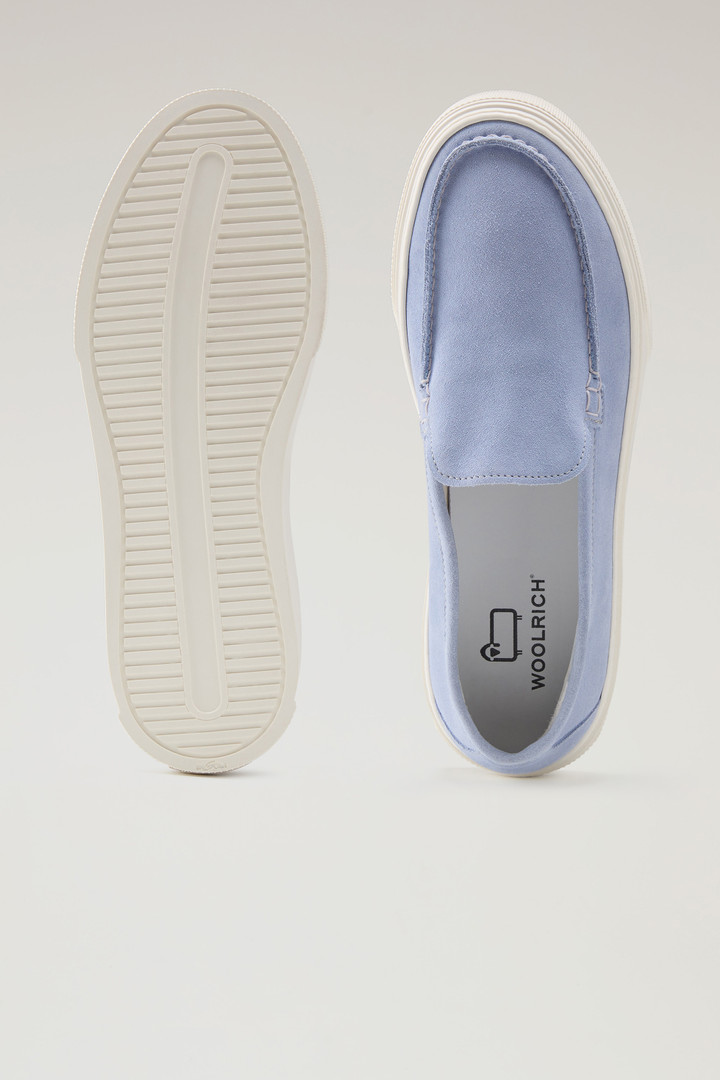 Suede Slip-on Loafers Blue photo 4 | Woolrich