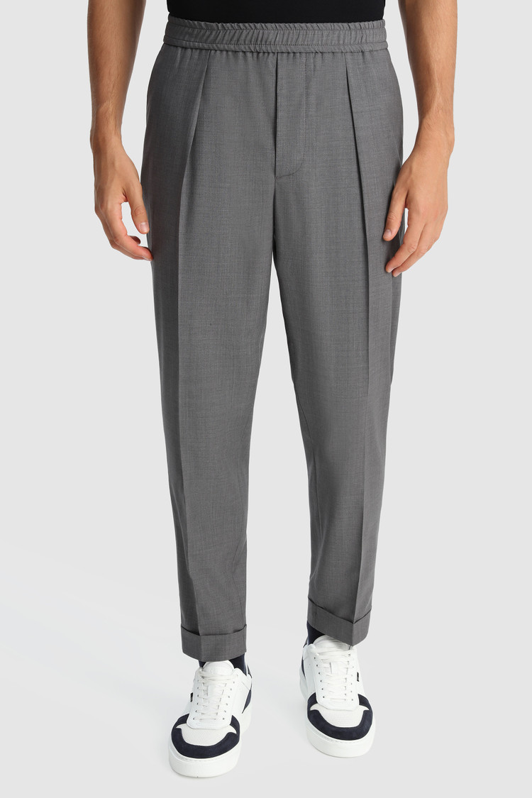 Merino koel wollen broek