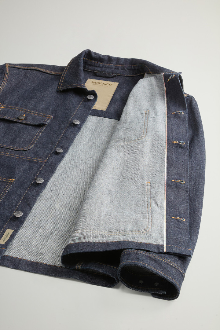 Japans raw denim overhemdjack Blauw photo 9 | Woolrich