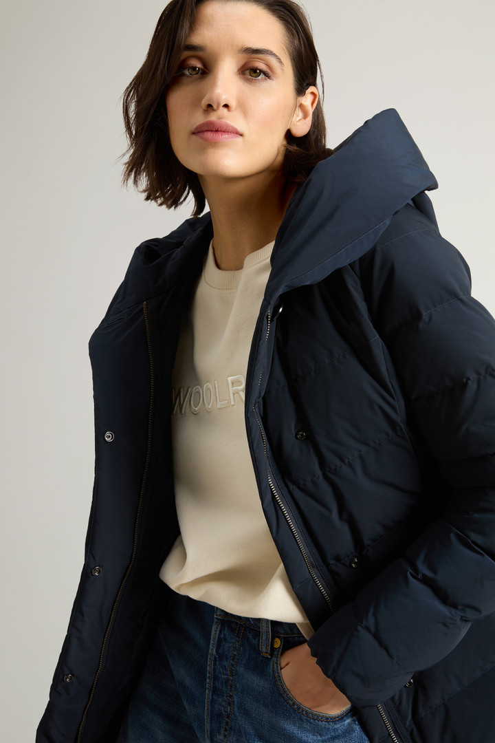 Puffy Prescott Parka en tissu Urban Touch Bleu photo 4 | Woolrich