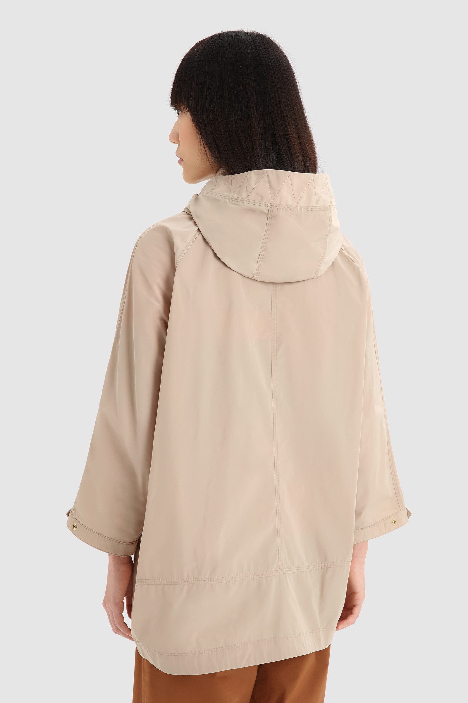City Anorak with Detachable Hood Beige photo 3 | Woolrich