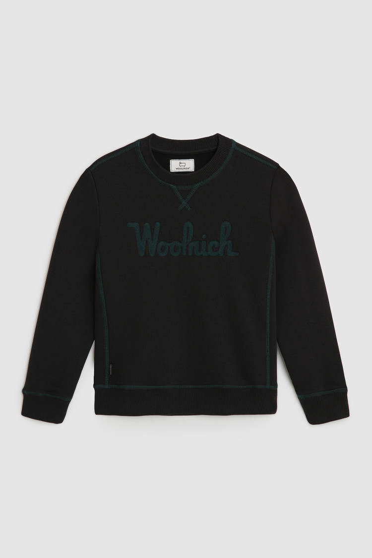 Boy's Crewneck Sweatshirt with 3D logo