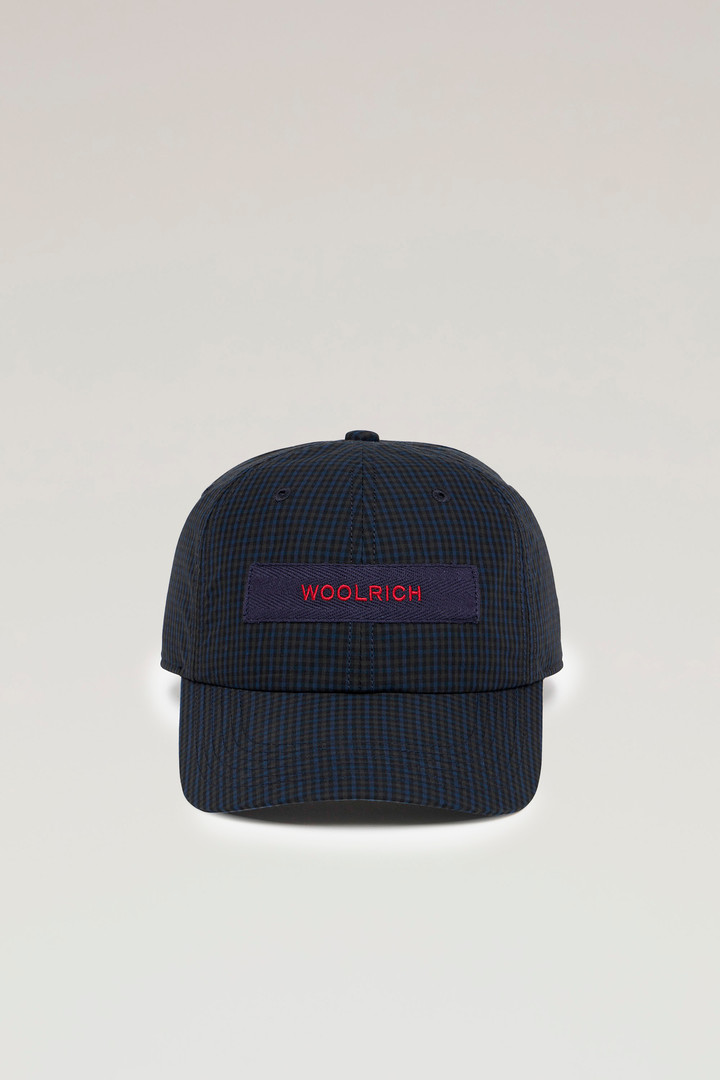 Woolrich Men Navy Check Size One In Blue