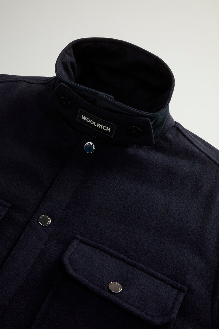 Men's Alaskan Overshirt in Recycled Melton Italian Wool