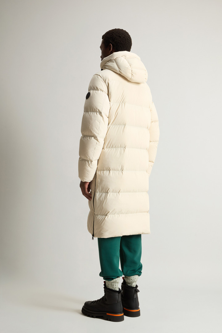 Sierra Supreme Long Parka in Stretch Nylon White photo 3 | Woolrich