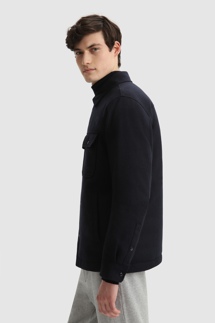 Chemise matelassée Alaskan en laine italienne recyclée