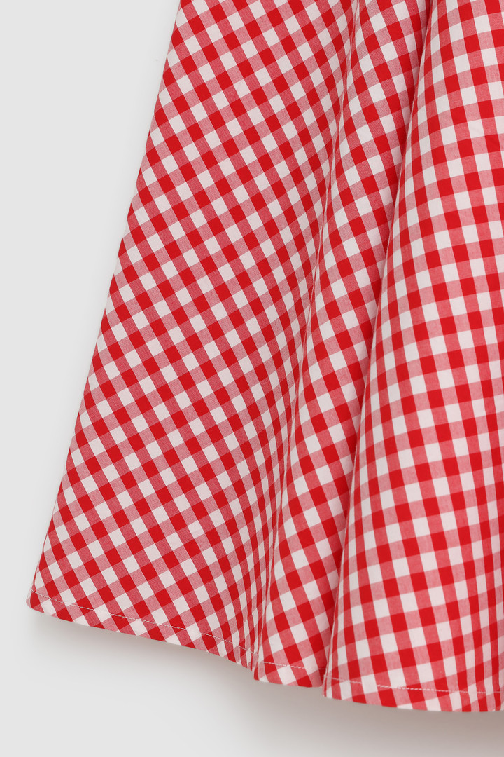 Lange katoenen jurk met print