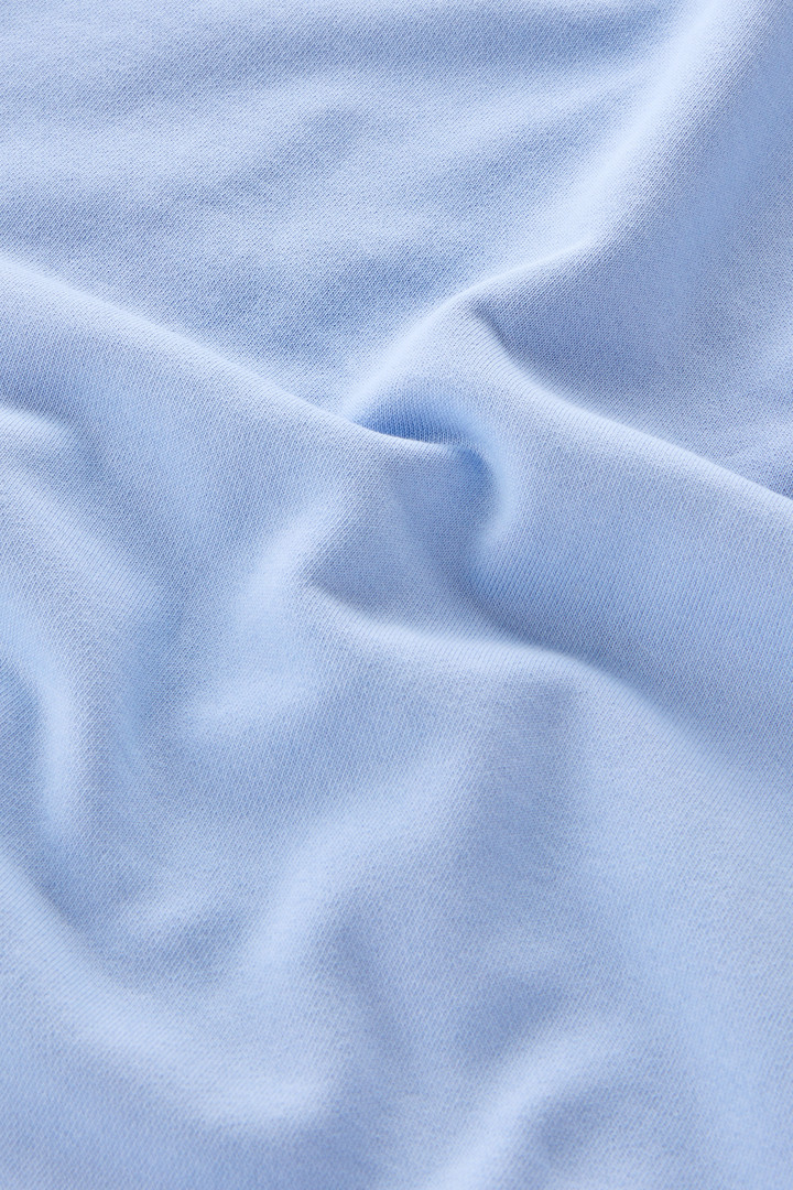 Sudadera de puro algodón con capucha y logotipo bordado Azul photo 8 | Woolrich