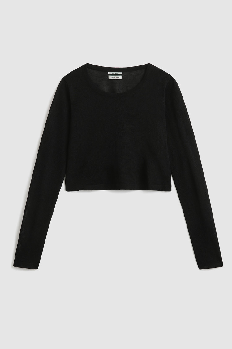 Long-sleeve crew neck