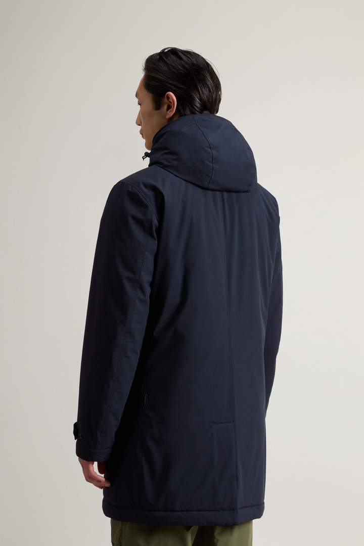 2-In-1 Stretch Nylon Overcoat Blue photo 3 | Woolrich