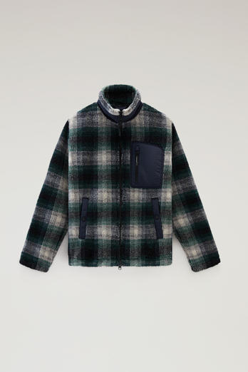 Sweatshirt in Sherpa Wool Blend Gray | Woolrich