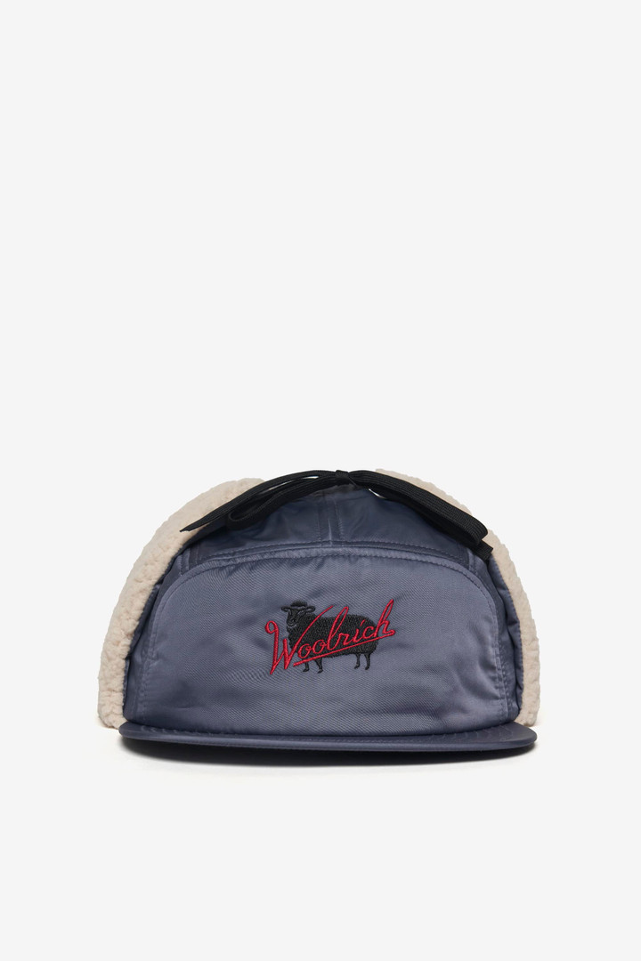 SATIN BOA EARFLAP CAP Blue photo 1 | Woolrich