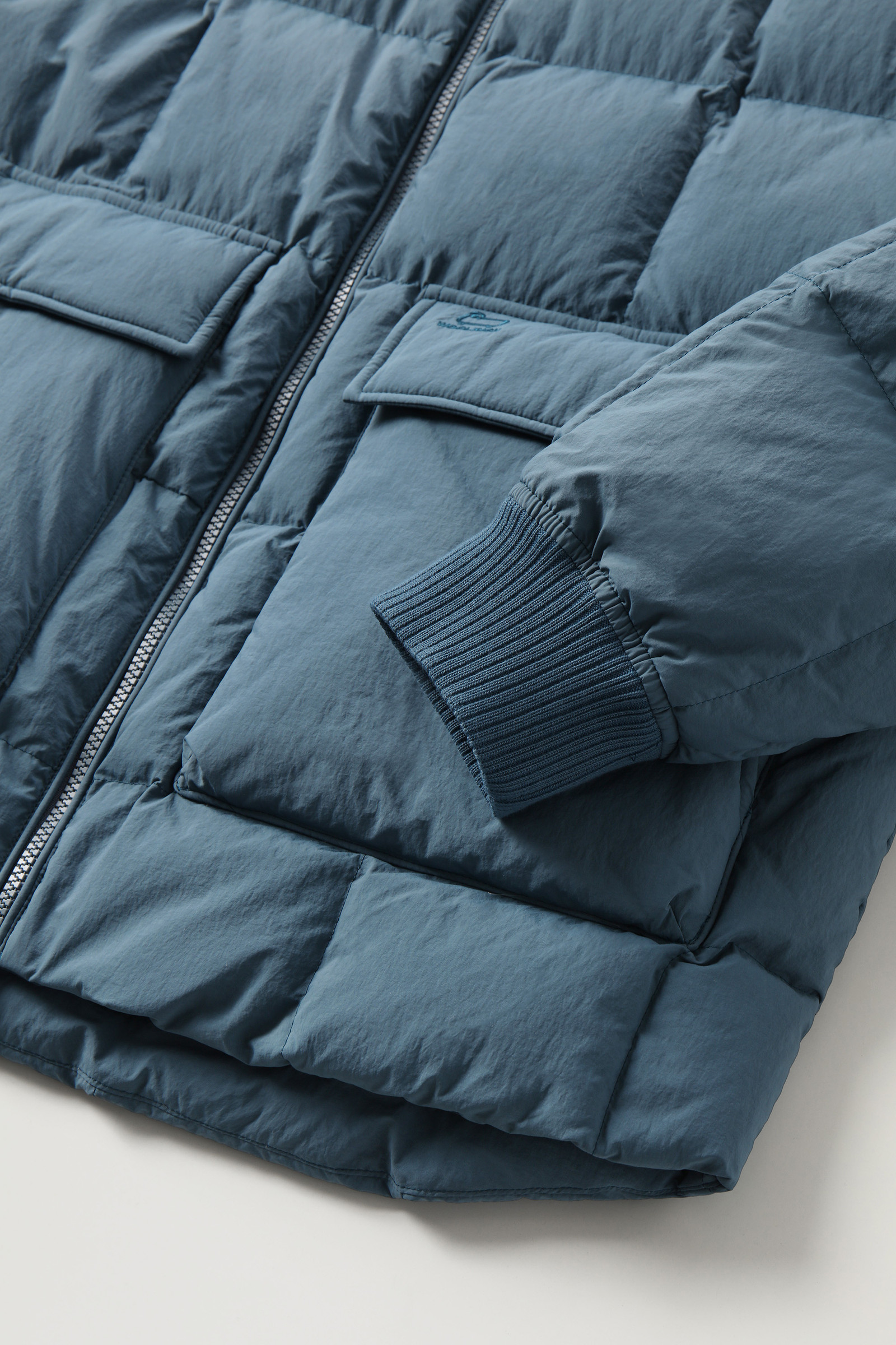 Heritage Terrain Bomber in Taslan Nylon Blue photo 7 | Woolrich
