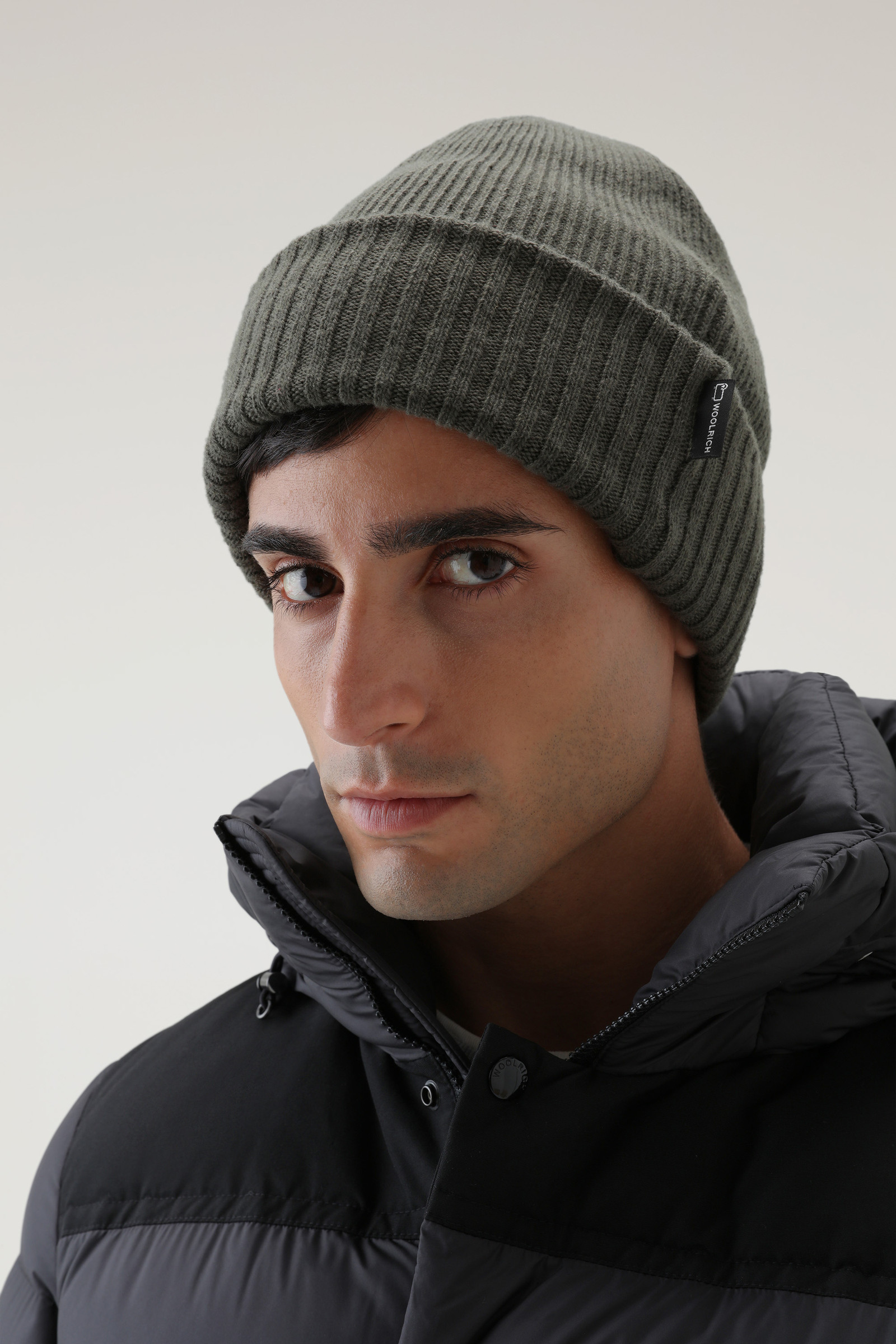 Unisex Wool-Cashmere Beanie Green photo 3 | Woolrich