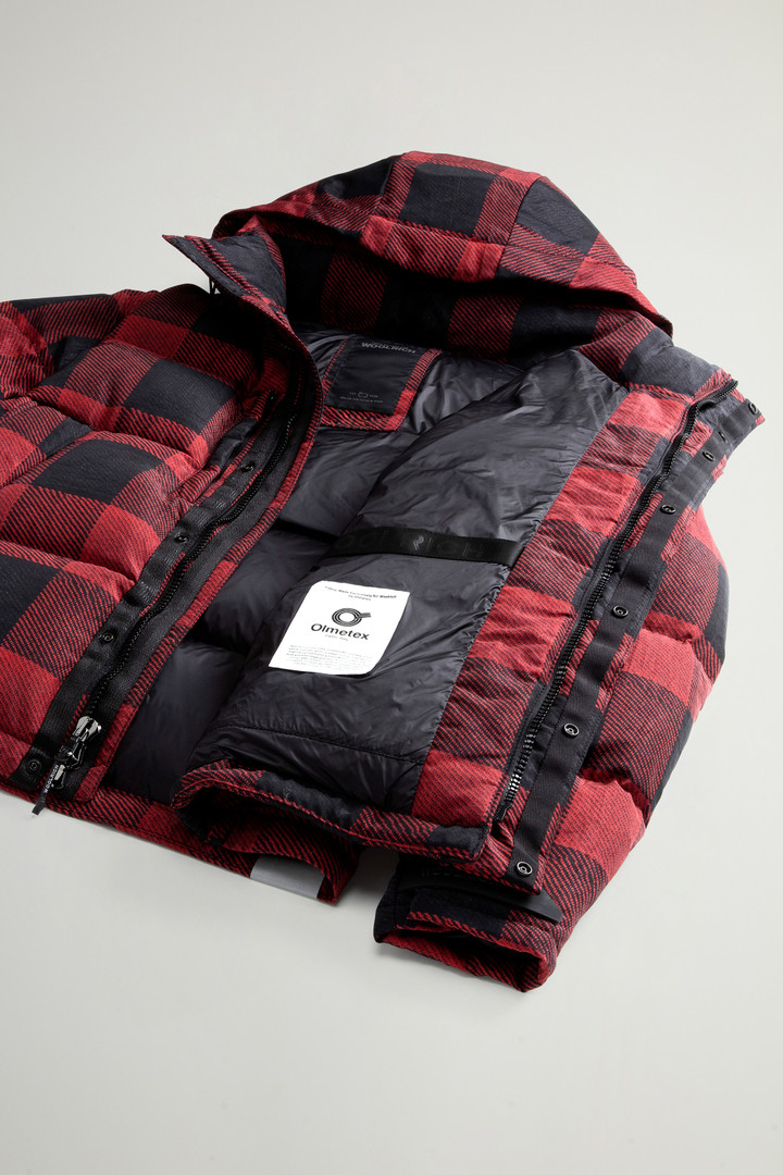 Short Check Parka in Olmetex Nylon by Todd Snyder Multicolor photo 14 | Woolrich