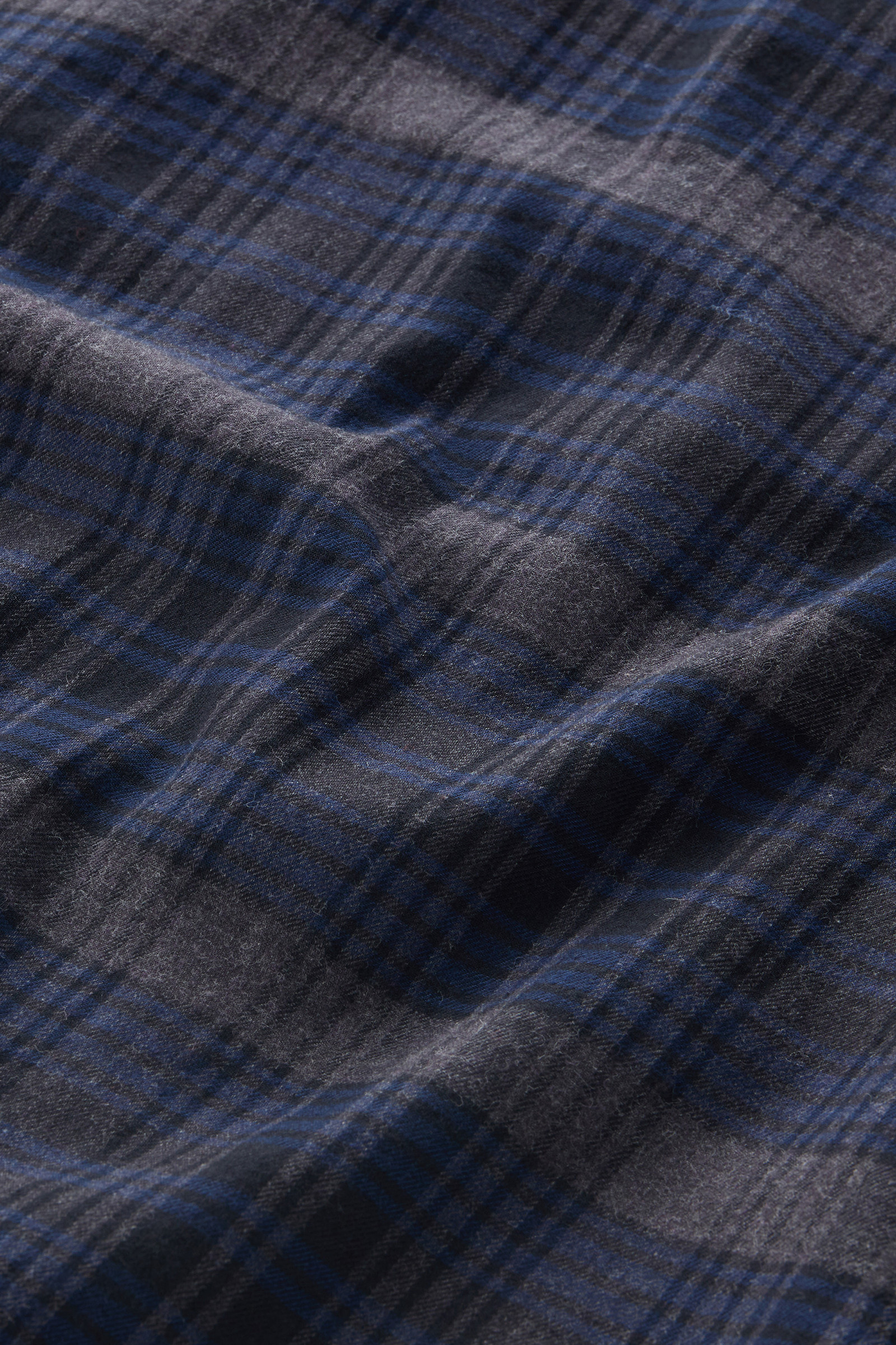 Camicia a quadri in flanella leggera blu photo 9 | Woolrich