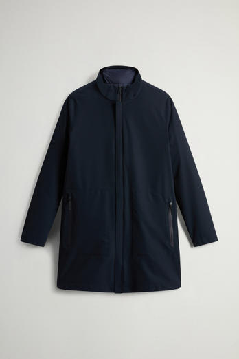 2-In-1 Waterproof Jacket in Two-Layered Fabric Blue photo 1 | Woolrich