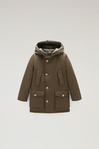 Arctic Parka pour garçon en Ramar Cloth Vert | Woolrich