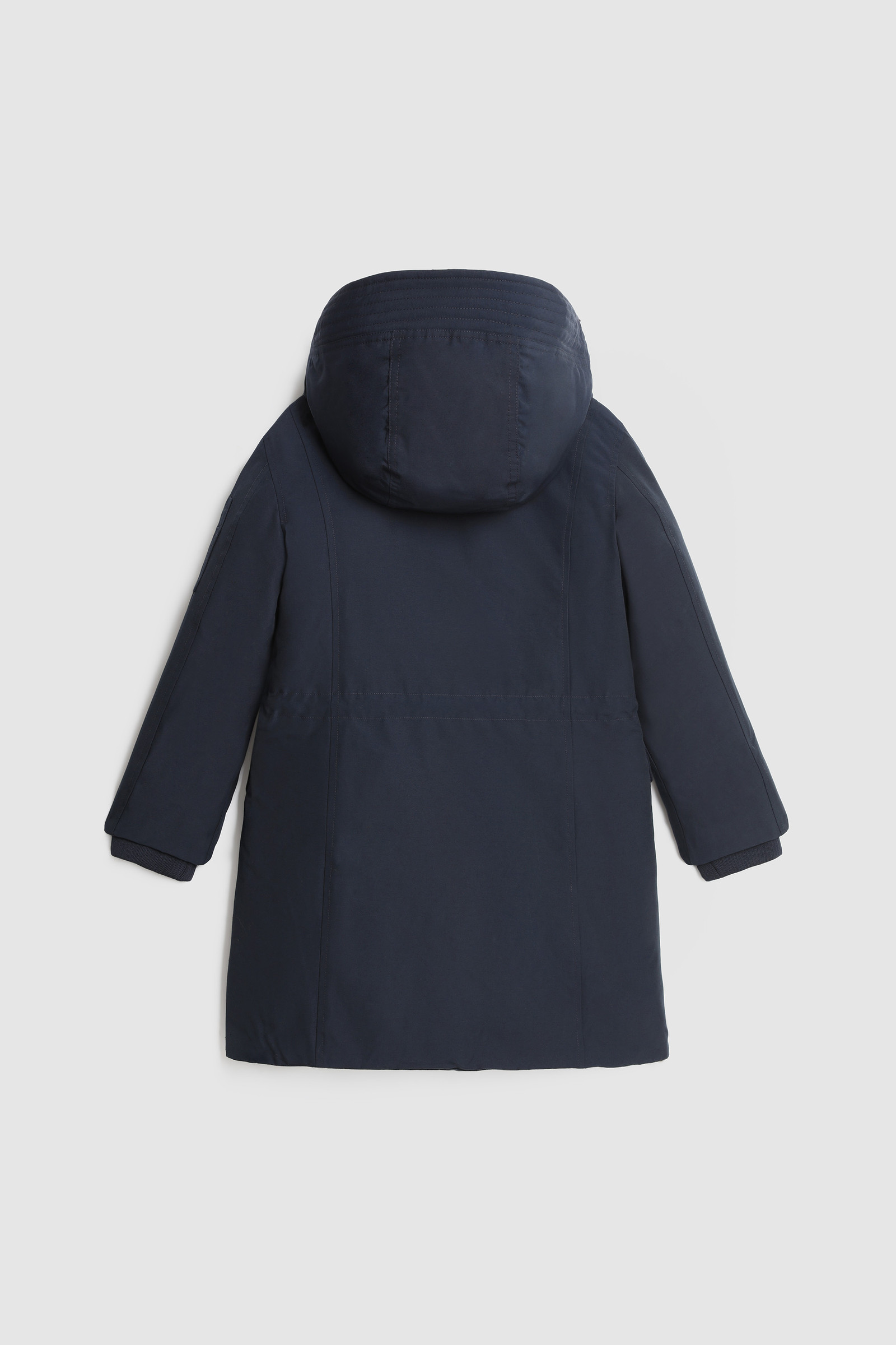Lange Mahan Parka voor meisjes met imitatiebont