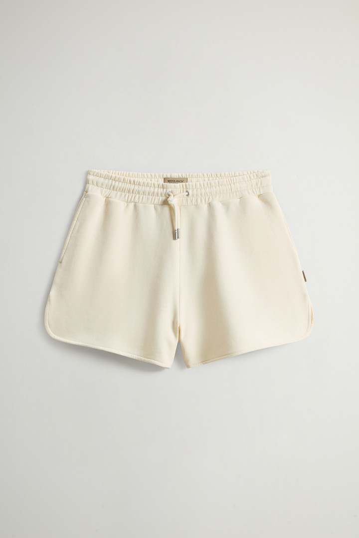 Pure Cotton Fleece Shorts White photo 4 | Woolrich