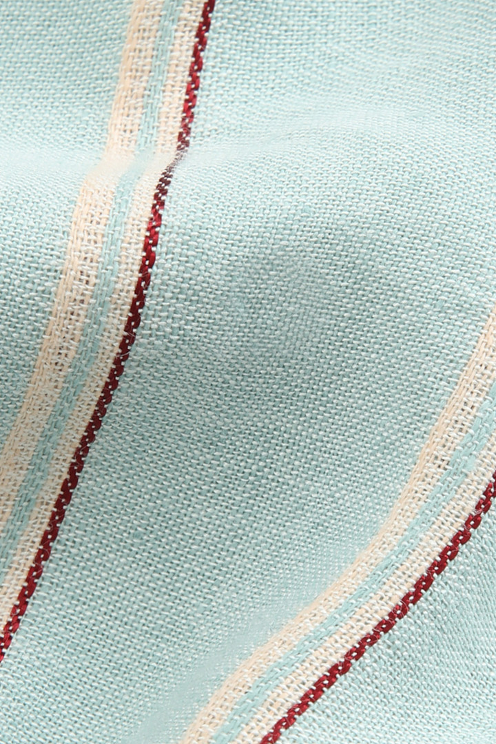 Striped linen blend blouse Blue photo 9 | Woolrich