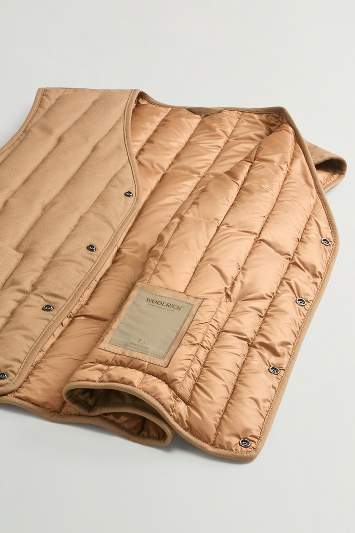 Vest in Vitale Barberis Canonico Pure Virgin Wool Beige photo 9 | Woolrich