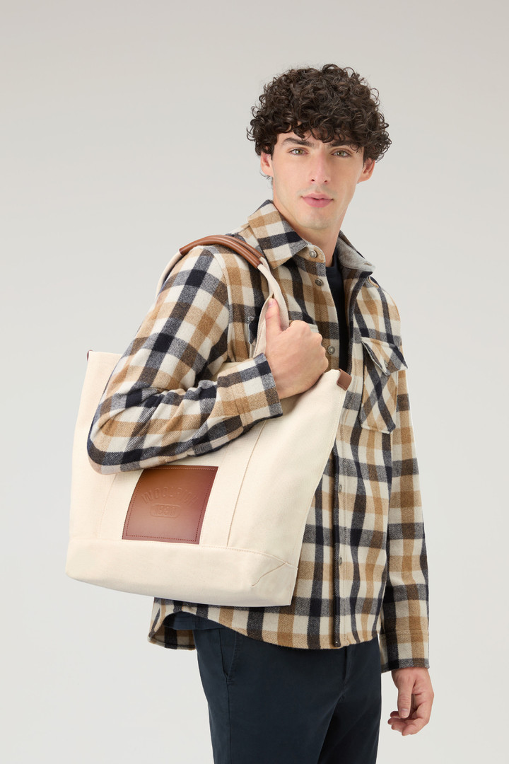 Premium Tote Bag White photo 8 | Woolrich