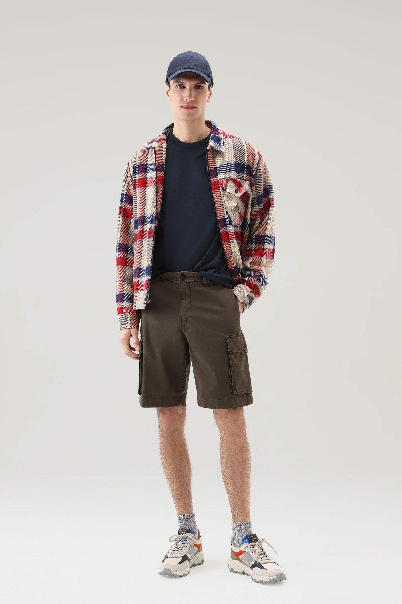 T-shirt Sheep in puro cotone blu photo 2 | Woolrich