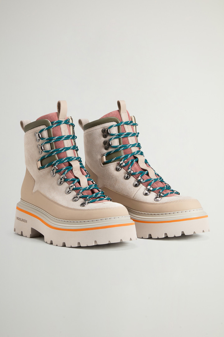 Leather Trekker Ankle Boots Beige photo 2 | Woolrich