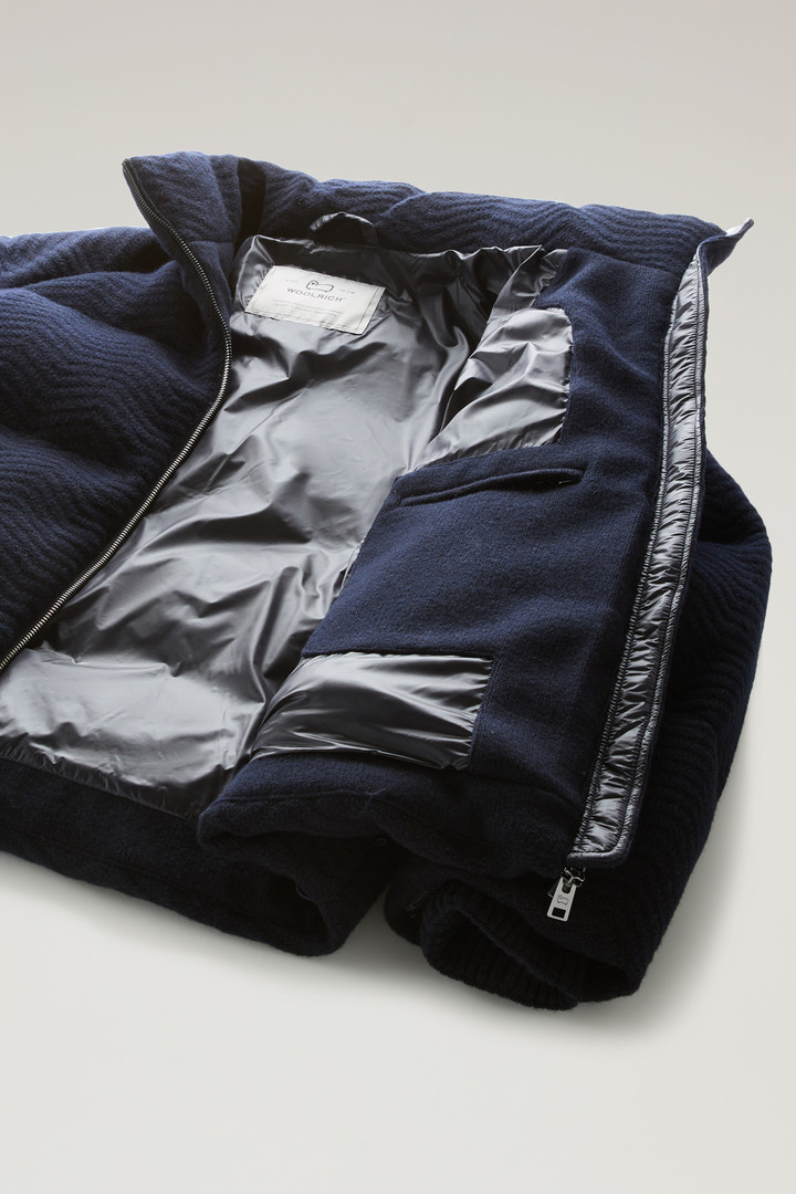 Down Jacket in Italian Wool Blend Blue photo 4 | Woolrich