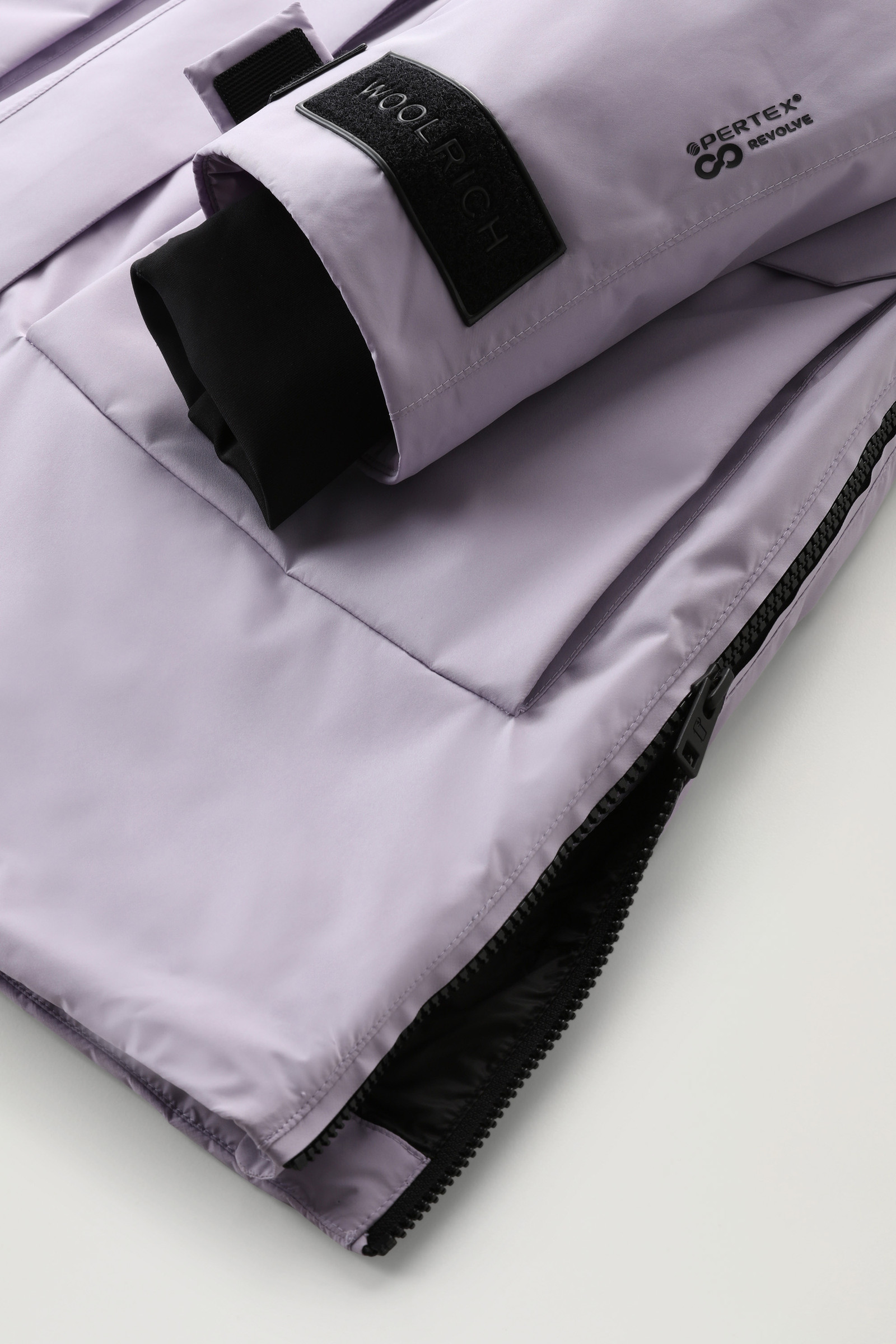 Harveys Waterproof Parka in Pertex Revolve Lilac photo 9 | Woolrich