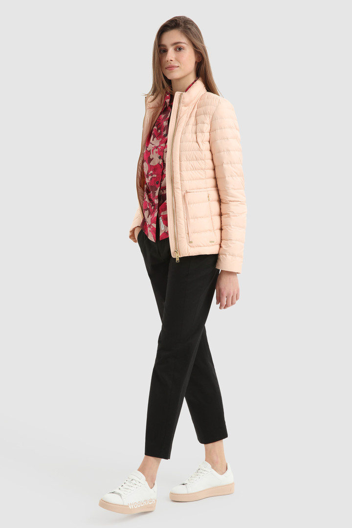 Gefütterte Jacke Hibiscus mit Kordelzug Rosa photo 2 | Woolrich