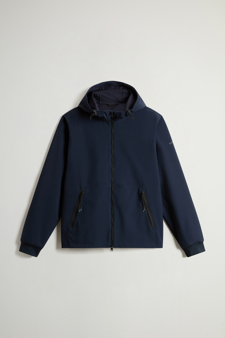 Veste en Tech Softshell Bleu photo 5 | Woolrich