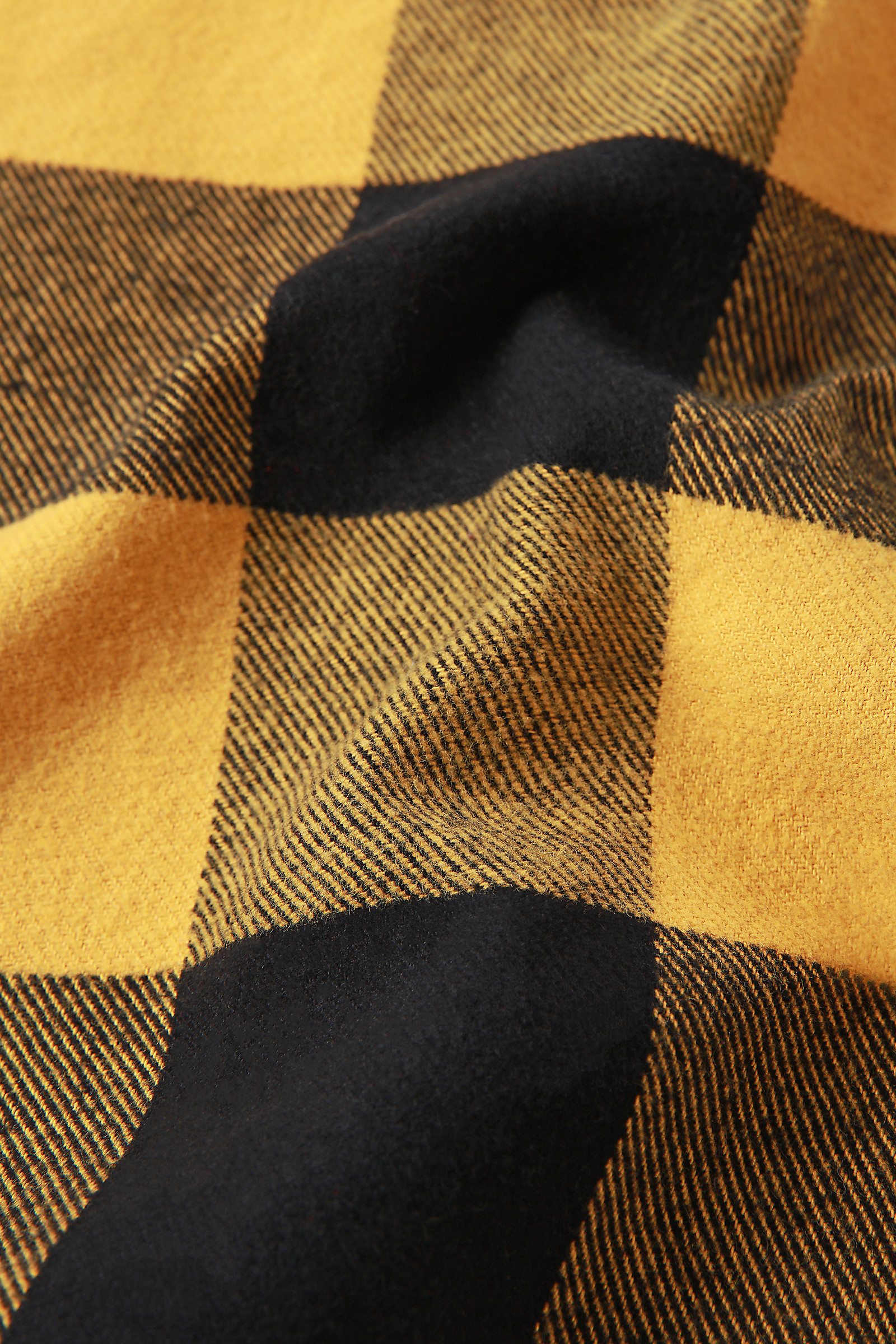 Boys' Hooded Buffalo Check Overshirt Yellow photo 9 | Woolrich
