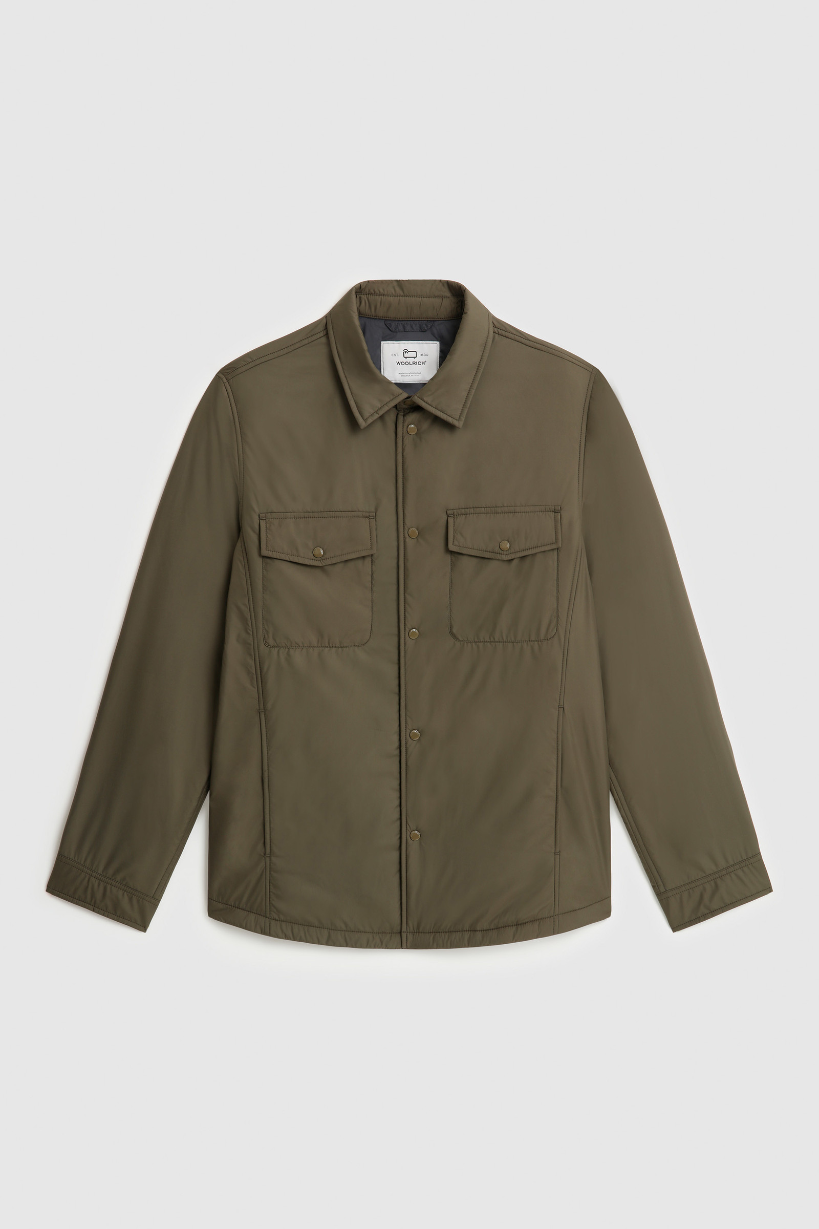 Alaskan Microfiber Shirt with Primaloft® Padding Green photo 7 | Woolrich