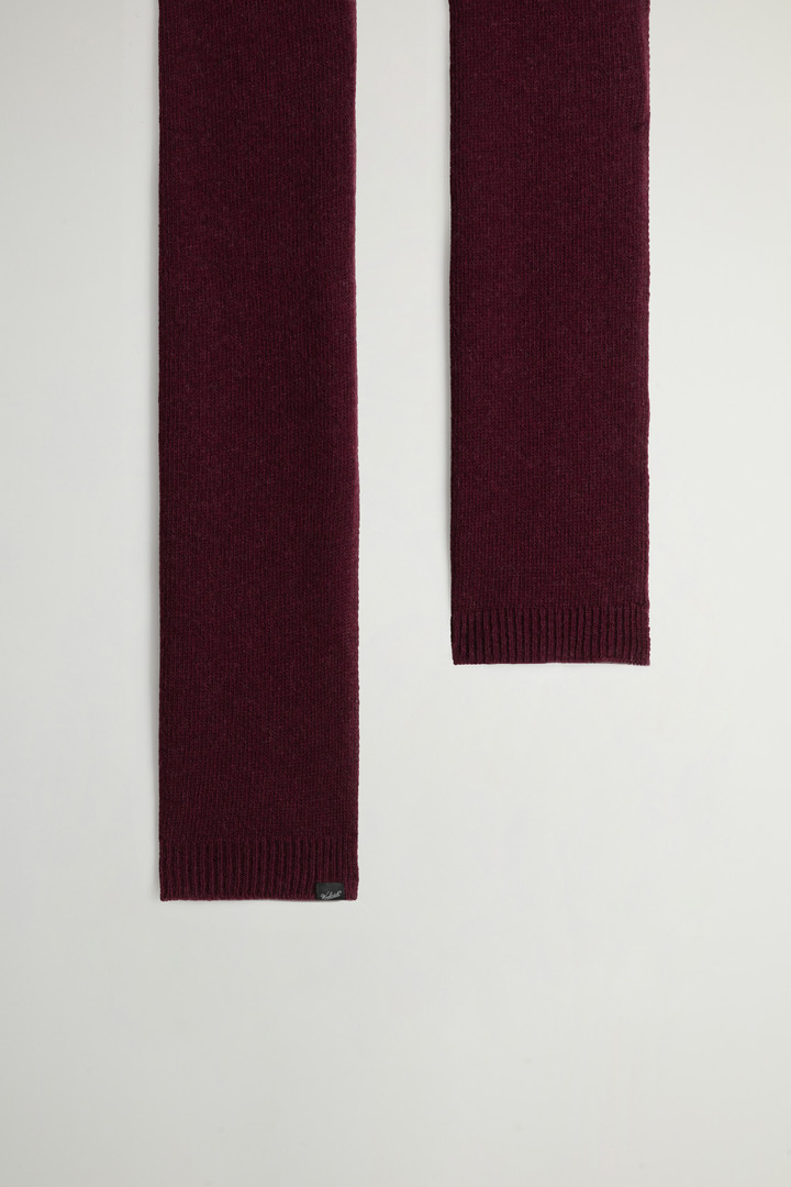 Merino Virgin Wool-Blend Scarf Purple photo 2 | Woolrich