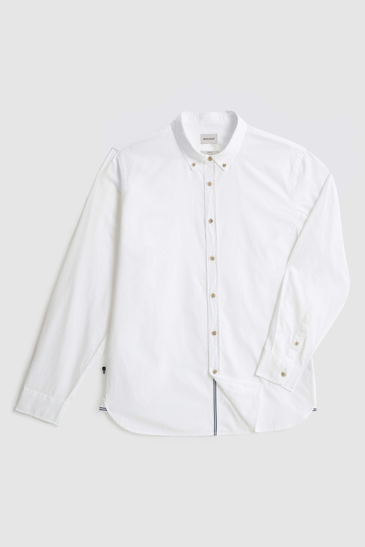 Camicia Oxford in cotone leggero tinto in capo