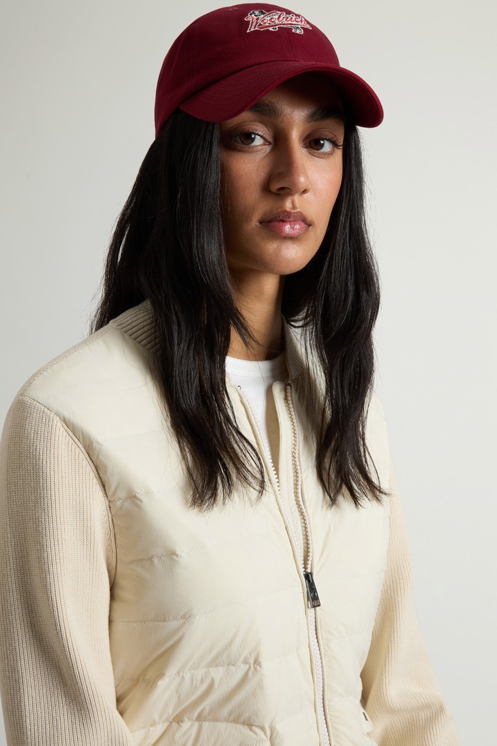 Hybrid Bomber Jacket in Nylon White photo 4 | Woolrich