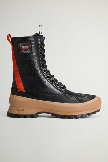 Bottines Hiking en cuir by Todd Snyder Noir | Woolrich