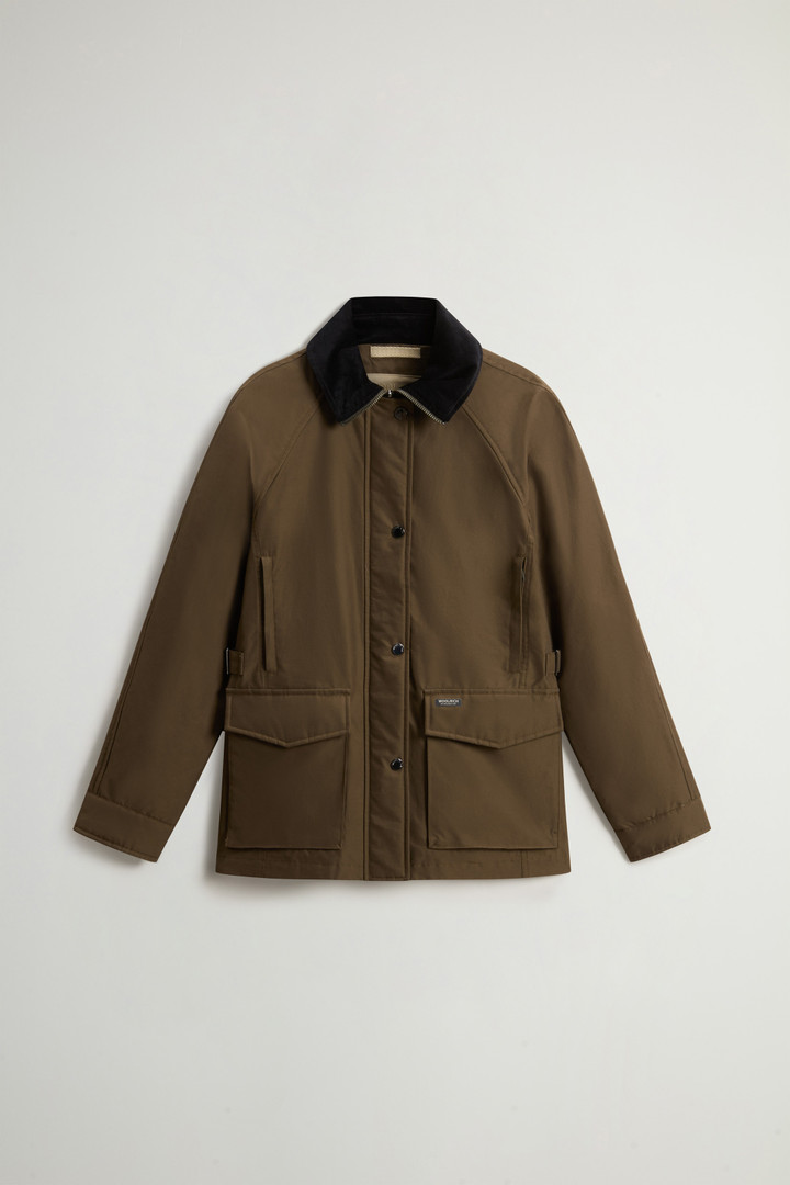 Ramar Cloth Jacket with Corduroy Collar Green photo 5 | Woolrich