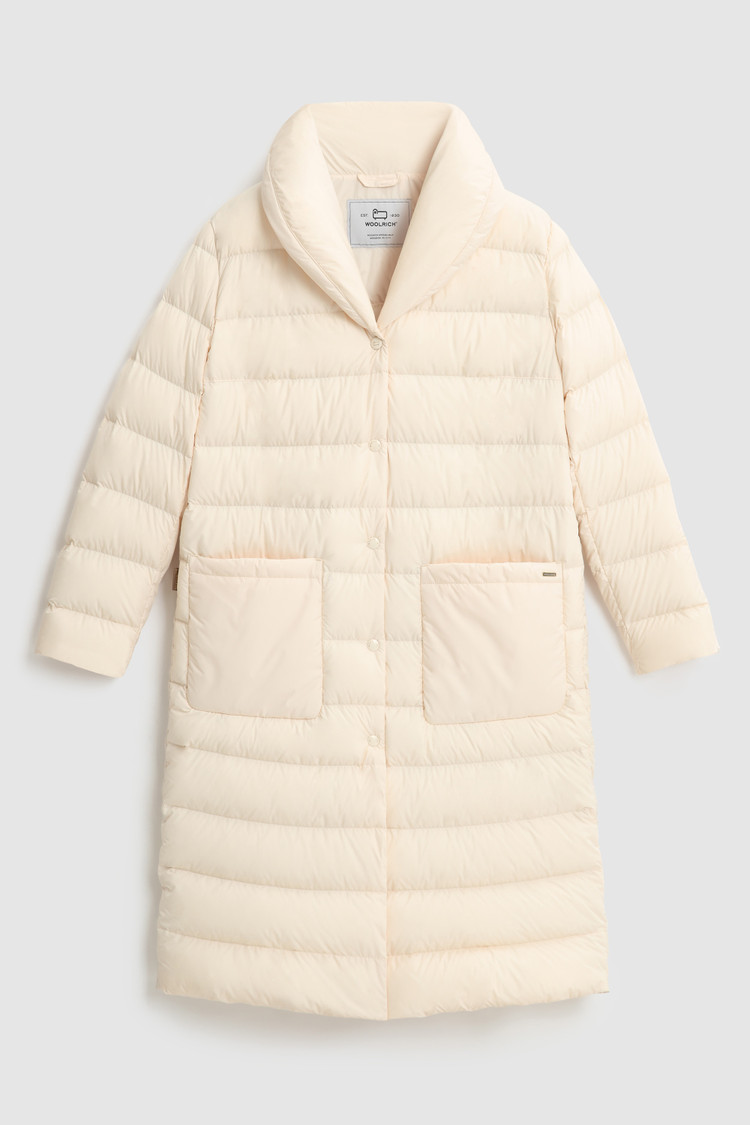 Manteau long Ellis avec matelassage horizontal